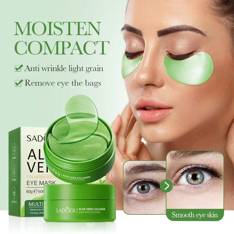 60pcs SADOER Soothing Eye Mask