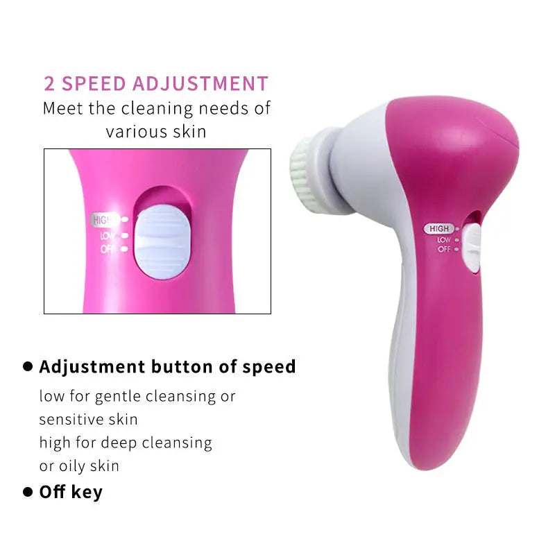 5 IN 1 Electric Face Cleansing Brush
